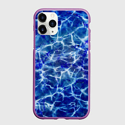 Чехол iPhone 11 Pro матовый Морская бездна, цвет: 3D-фиолетовый