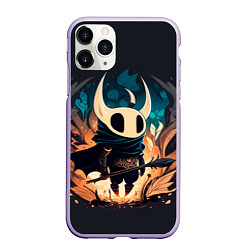 Чехол iPhone 11 Pro матовый Hollow Knight c посохом