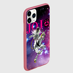 Чехол iPhone 11 Pro матовый Made in heaven - stand of Enrico Pucci - Jojo, цвет: 3D-малиновый — фото 2