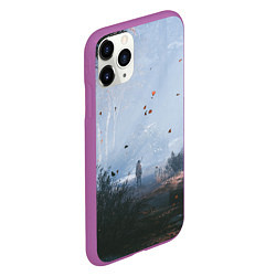 Чехол iPhone 11 Pro матовый God of War Atreus, цвет: 3D-фиолетовый — фото 2