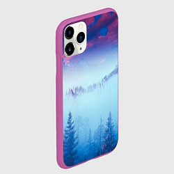 Чехол iPhone 11 Pro матовый Horizon landscape, цвет: 3D-фиолетовый — фото 2