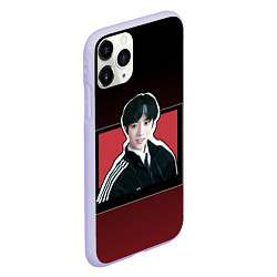 Чехол iPhone 11 Pro матовый Бомгю и тень, цвет: 3D-светло-сиреневый — фото 2