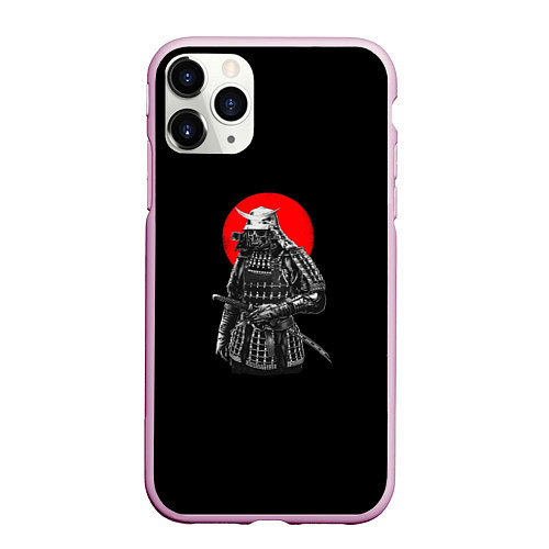 Чехол iPhone 11 Pro матовый Воин прошлого / 3D-Розовый – фото 1