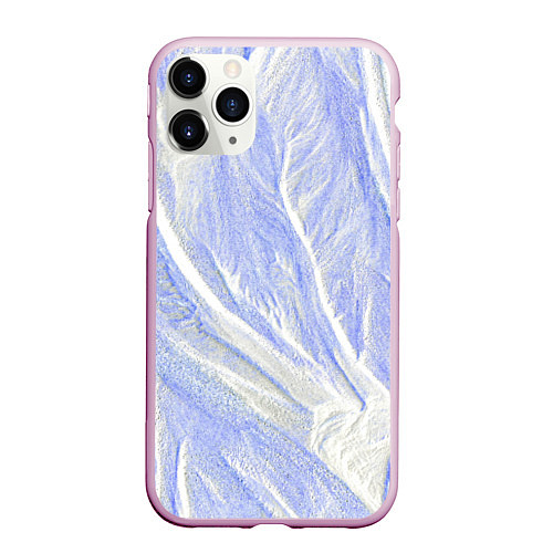 Чехол iPhone 11 Pro матовый Безмолвное пространство / 3D-Розовый – фото 1