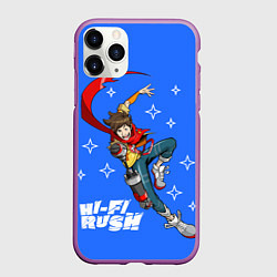 Чехол iPhone 11 Pro матовый Меломан Чай - Hi fi rush