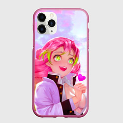 Чехол iPhone 11 Pro матовый Мицури Канродзи из аниме Клинок рассекающий демоно