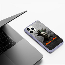 Чехол iPhone 11 Pro матовый Киш Горшок, цвет: 3D-светло-сиреневый — фото 2