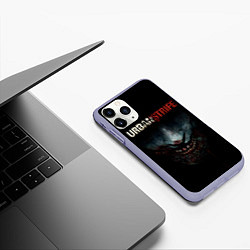 Чехол iPhone 11 Pro матовый Urban Strife - zombie, цвет: 3D-светло-сиреневый — фото 2