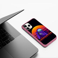 Чехол iPhone 11 Pro матовый Impostor, цвет: 3D-малиновый — фото 2