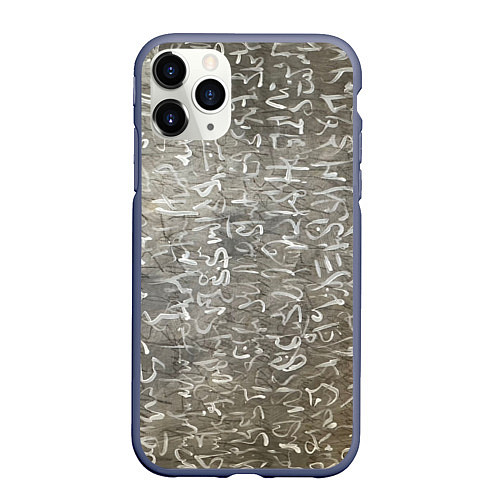Чехол iPhone 11 Pro матовый An old letter / 3D-Серый – фото 1