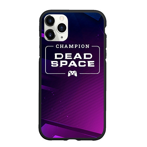 Чехол iPhone 11 Pro матовый Dead Space gaming champion: рамка с лого и джойсти / 3D-Черный – фото 1