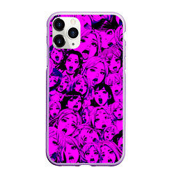 Чехол iPhone 11 Pro матовый Ahegao: Фиолетовый, цвет: 3D-сиреневый