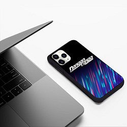 Чехол iPhone 11 Pro матовый Danganronpa stream, цвет: 3D-черный — фото 2