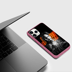Чехол iPhone 11 Pro матовый John Wick Chapter 4, цвет: 3D-малиновый — фото 2