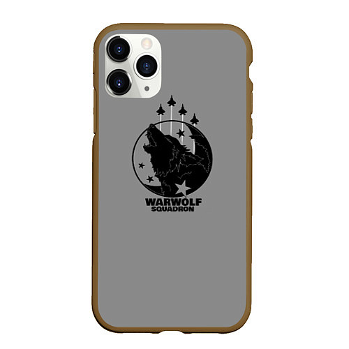 Чехол iPhone 11 Pro матовый Warwolf squadron / 3D-Коричневый – фото 1