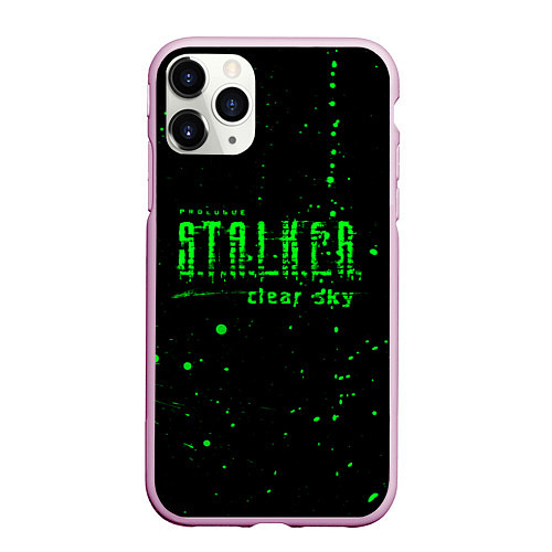 Чехол iPhone 11 Pro матовый Stalker sky radiation / 3D-Розовый – фото 1