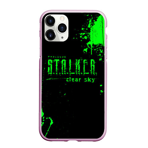 Чехол iPhone 11 Pro матовый Stalker sky art / 3D-Розовый – фото 1