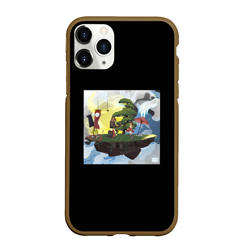 Чехол iPhone 11 Pro матовый Playingtheangel - цирк восходящего солнца / 3D-Коричневый – фото 1