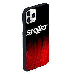 Чехол iPhone 11 Pro матовый Skillet red plasma, цвет: 3D-черный — фото 2