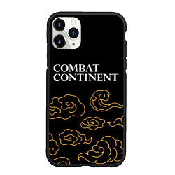 Чехол iPhone 11 Pro матовый Combat Continent anime clouds