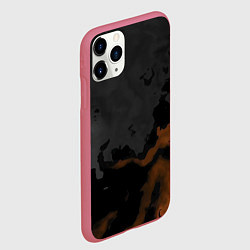 Чехол iPhone 11 Pro матовый Темнота, цвет: 3D-малиновый — фото 2