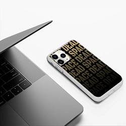 Чехол iPhone 11 Pro матовый Dead Space или мертвый космос, цвет: 3D-белый — фото 2