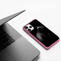 Чехол iPhone 11 Pro матовый 2Pac Тупак Шакур, цвет: 3D-малиновый — фото 2