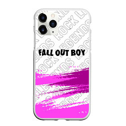 Чехол iPhone 11 Pro матовый Fall Out Boy rock legends: символ сверху