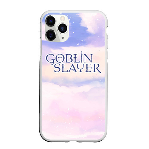 Чехол iPhone 11 Pro матовый Goblin Slayer sky clouds / 3D-Белый – фото 1