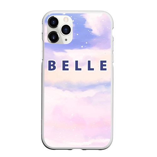 Чехол iPhone 11 Pro матовый Belle sky clouds / 3D-Белый – фото 1