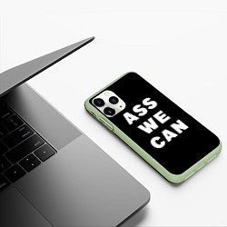 Чехол iPhone 11 Pro матовый Ass We Can, цвет: 3D-салатовый — фото 2