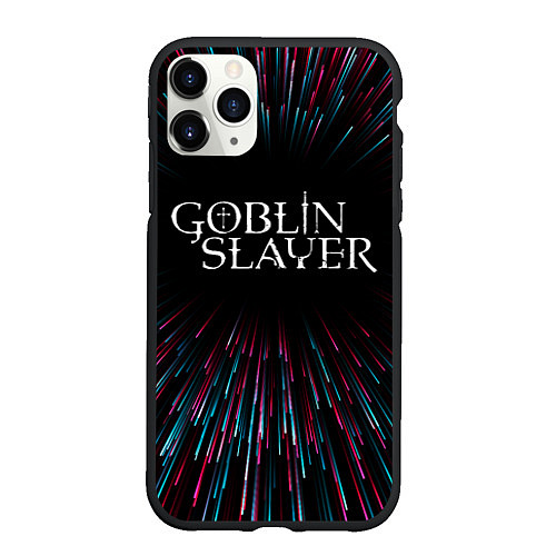 Чехол iPhone 11 Pro матовый Goblin Slayer infinity / 3D-Черный – фото 1