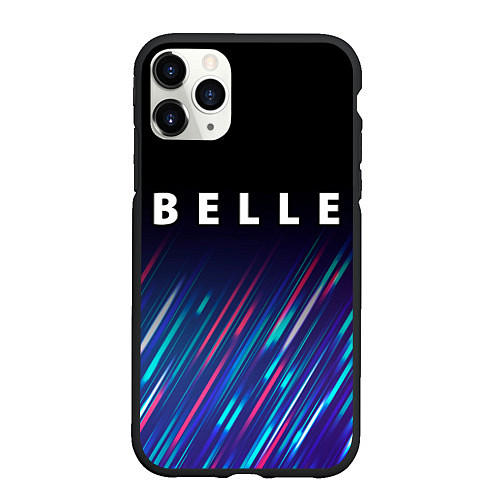 Чехол iPhone 11 Pro матовый Belle stream / 3D-Черный – фото 1