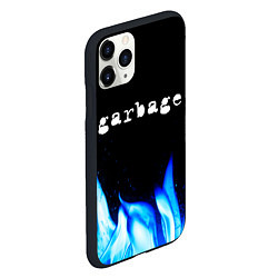 Чехол iPhone 11 Pro матовый Garbage blue fire, цвет: 3D-черный — фото 2