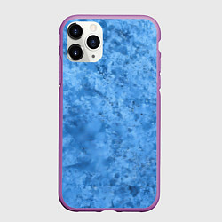 Чехол iPhone 11 Pro матовый Синий камень