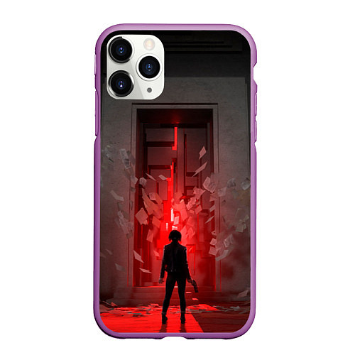 Чехол iPhone 11 Pro матовый Control / 3D-Фиолетовый – фото 1