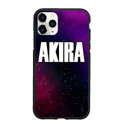 Чехол iPhone 11 Pro матовый Akira gradient space, цвет: 3D-черный