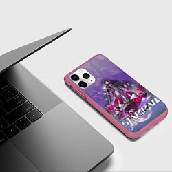 Чехол iPhone 11 Pro матовый Блэйд из хонкай стар рейл, цвет: 3D-малиновый — фото 2