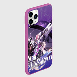 Чехол iPhone 11 Pro матовый Аста Хонкай Стар Рейл, цвет: 3D-фиолетовый — фото 2