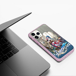 Чехол iPhone 11 Pro матовый Наташа Хонкай Стар Рейл, цвет: 3D-розовый — фото 2