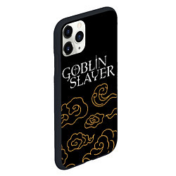 Чехол iPhone 11 Pro матовый Goblin Slayer anime clouds, цвет: 3D-черный — фото 2