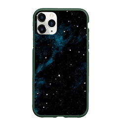 Чехол iPhone 11 Pro матовый Мрачная галактика