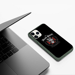 Чехол iPhone 11 Pro матовый Five Finger Death Punch legionary, цвет: 3D-темно-зеленый — фото 2