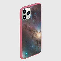 Чехол iPhone 11 Pro матовый Бескрайняя Вселенная, цвет: 3D-малиновый — фото 2
