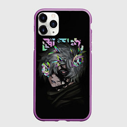 Чехол iPhone 11 Pro матовый Gabimaru, цвет: 3D-фиолетовый