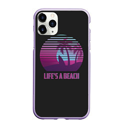 Чехол iPhone 11 Pro матовый Lifes a beach