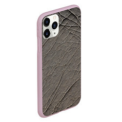 Чехол iPhone 11 Pro матовый Абстрактные корни, цвет: 3D-розовый — фото 2