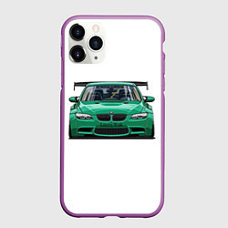 Чехол iPhone 11 Pro матовый BMW Liberty Walk, цвет: 3D-фиолетовый