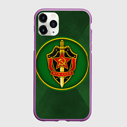 Чехол iPhone 11 Pro матовый КГБ СССР
