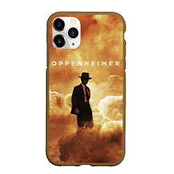 Чехол iPhone 11 Pro матовый Оппенгеймер, цвет: 3D-коричневый